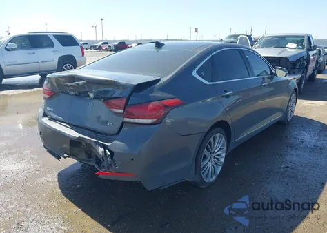 2018 Genesis G80 5.0 Ultimate из США, поврежденный, VIN KMHGN4JF2JU266314